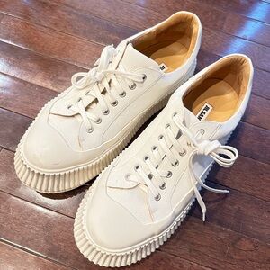 White Canvas Sneakers